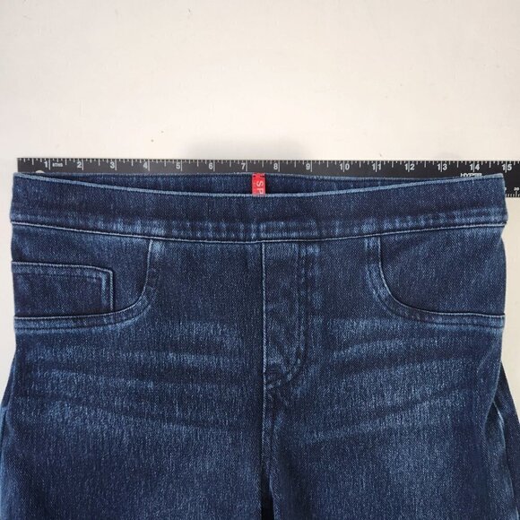 SPANX Jean-ish Leggings Womens Medium 20018R Slimming Stretch Pull On Shaping - Picture 4 of 11